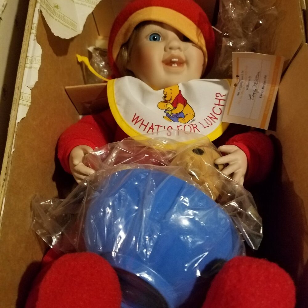 3 poohs from the Ashton-Drake Galleries